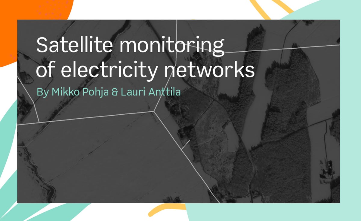 Satellite monitoring of electricity networks