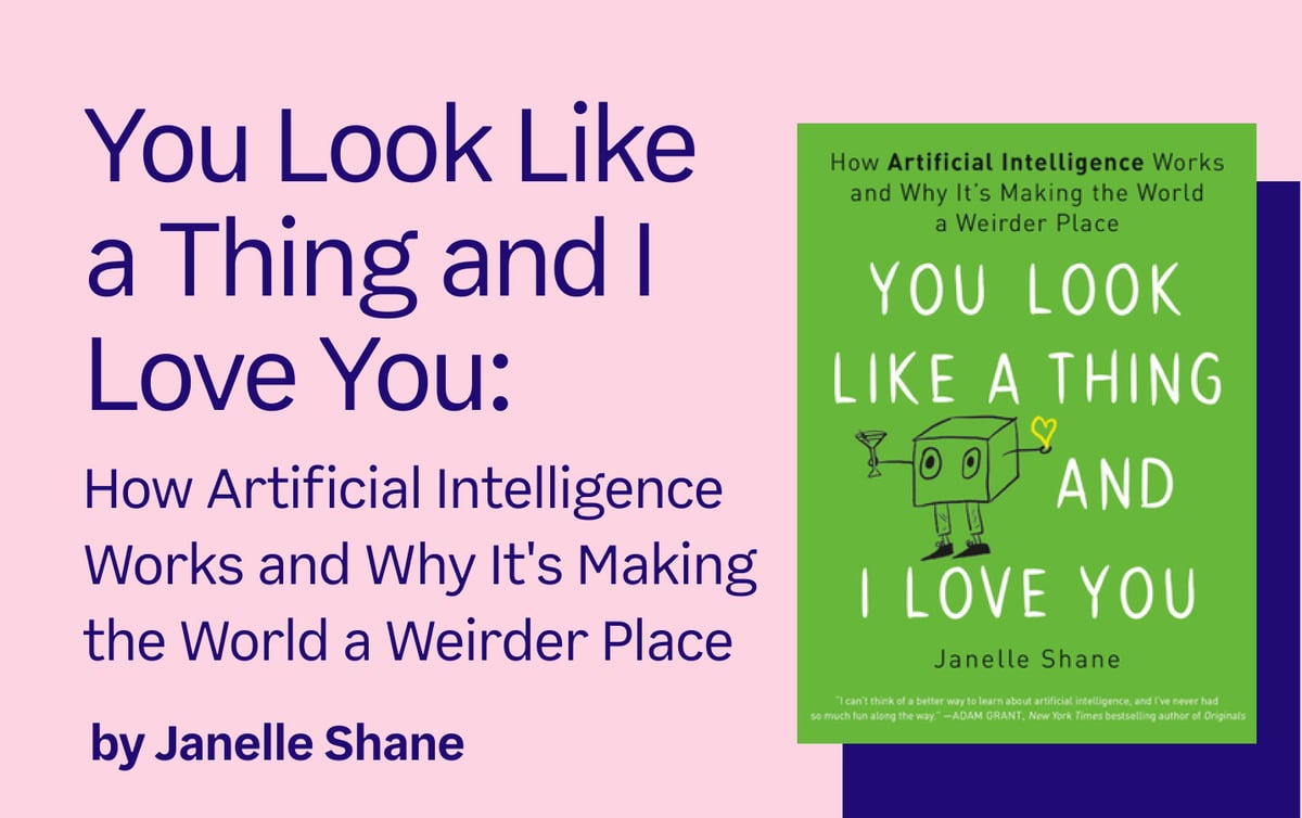 You look like a thing and I love you - book