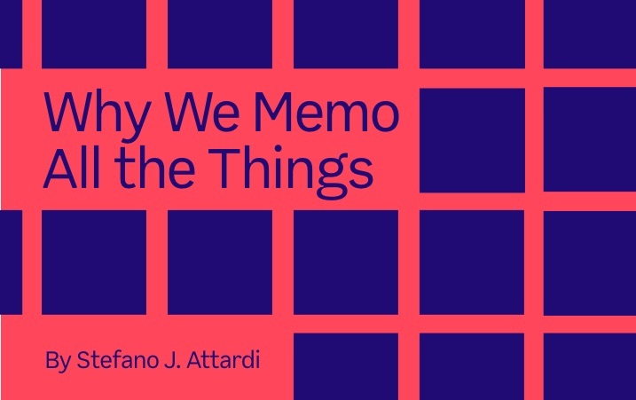 Why we memo all the things