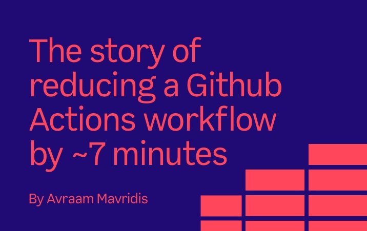 The story of reducing a Github Actions workflow by ~7minutes