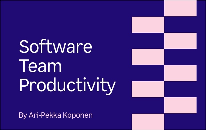 Well-researched advice on Software team productivity