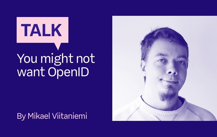 TechWeeklies talk - You might not want OpenID