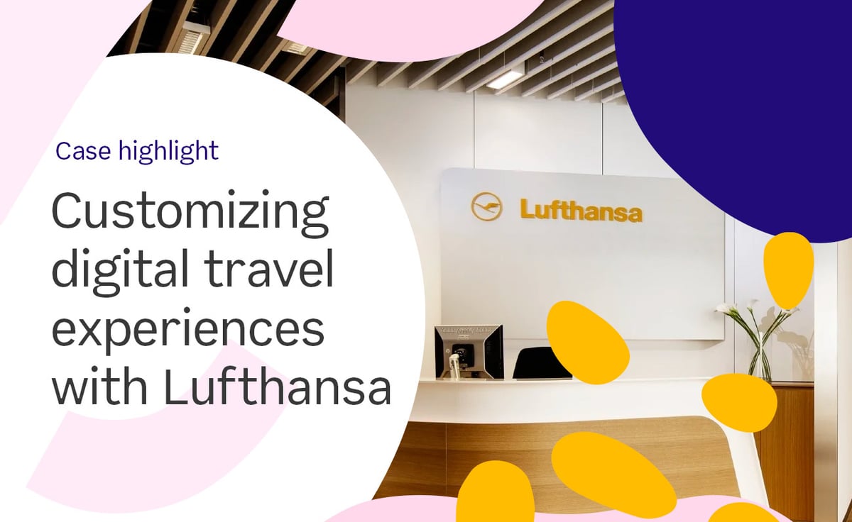 Customizing digital travel experiences with Lufthansa