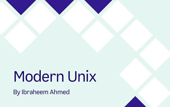 Modern Unix